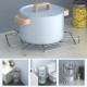 1/2/3/4/5 Layers Tier Stainless Steel Kitchen Storage Shelf Rack Pan Stand Pot Holder Rack Multi-Functional Floor Storage Shelf