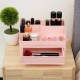 2/3 Layers Storage Box PP Table Tidy Desktop Organizer Drawer Case Makeup Display Holder