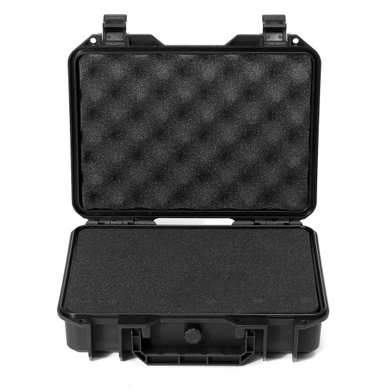 340mm Waterproof Storage Box Plastic Hard Carry Tool Case Camera With Sponge