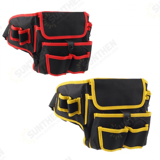 Electrician Canvas Tool Bag Safe Belt Waist Bag Belt Pouch Organizer Repair Tool Storage Bag