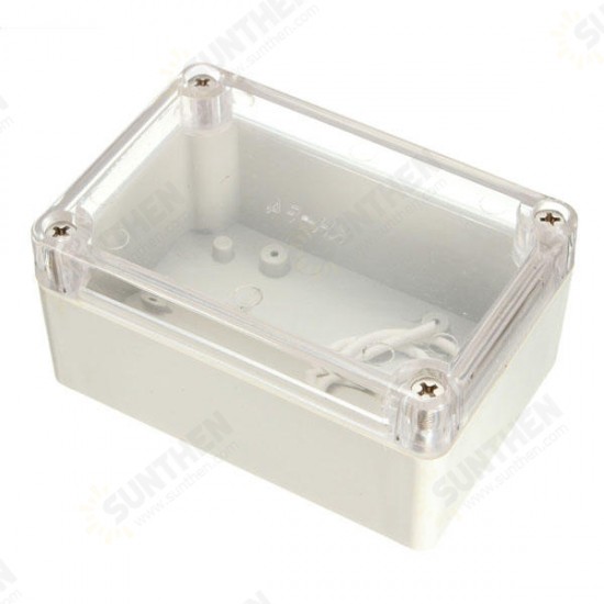 Electronic Plastic Box Waterproof Electrical Junction Case 100x68x50mm