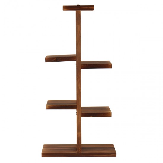 Fashion Multi-Tier Wooden Plant Stand Flower Display Rack Indoor Outdoor Flowers