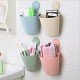 Hanging Suction Cup Storage Barrel Bathroom Electric Toothbrush Cosmetic Storage Box