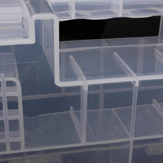 Translucent Hard Plastic Case Holder Storage Box for AA AAA C battery