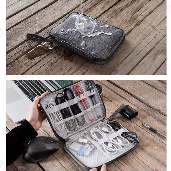 Travel Digital Storage Bag Closet Organizer Case for Headphones Storage Bag Portable Zipper Charger Data Cable USB Cosmetics