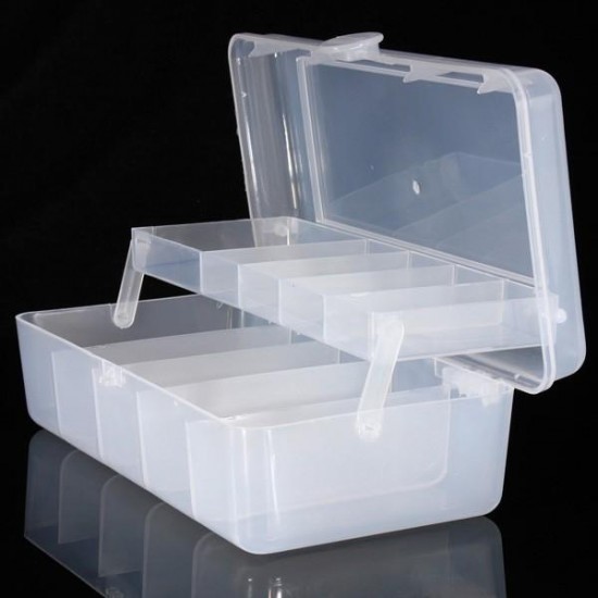 Two layer Tool Spoon Plastic Tackle Box Tool Organizers