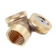 14x1.5 Internal Thread Brass Two-Headed Agricultural Spray Nozzle For Gardening Irrigation