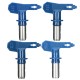 2 Series 11-17 Blue Airless Spraying Gun Tips For Wagner Atomex Paint Spray Tip