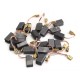 20Pcs Motor Carbon Brushes 13.6x7.8x6.1mm Carbon Brush for Dewalt 100mm Angle Grinder