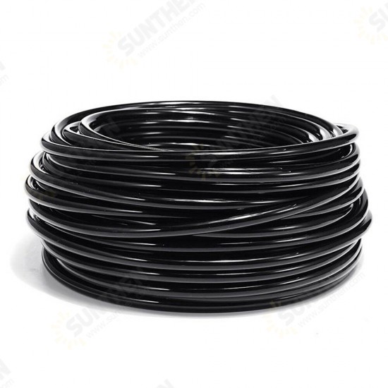 20m 66 Inch Spray Hose and 20pcs Sprinkler Nozzle Garden Patio Water Mist Coolant System