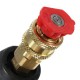 2600PSI High Pressure Water Gun Adapter With 5pcs GMP2.5 Spray Nozzles Tips for Watering Tools