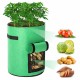 2pcs Grow Bags Planter Pot Fruit Flower Vegetable Tomato Potato Reusable Bag