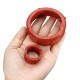 2pcs Red Turbo & Breather Intake Seal Kit For Mercedes-Benz OM642 #A6420940080 #A6420940580