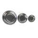 3/4/6 Inch Circle Stainless Steel Magnetic Parts Bowl Tool Tray Nuts Bolts Screws Part Tray Magnetic Parts Plate Silver