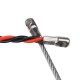 5-50m Electric Spiral Cable Push Puller Conduit Snake Cable Rodder Fish Tape Wire Guide