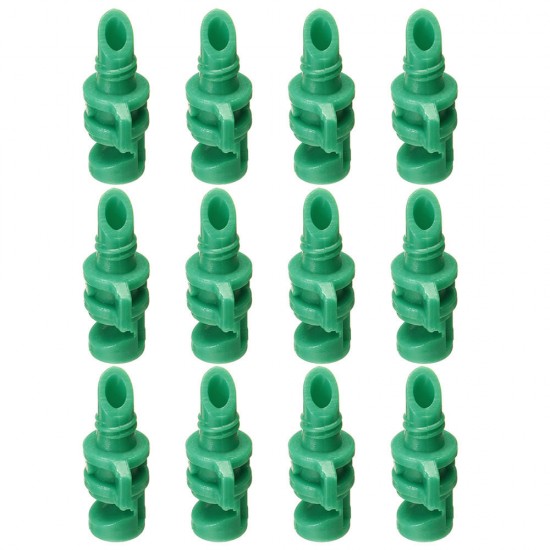 50Pcs Micro Garden Lawn Water Spray Misting Nozzle Sprinkler Irrigation 180°