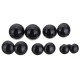 52pcs 12-20mm Black Plastic Safety Eyes for Teddy Bear Doll Animal Puppet Crafts