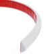 60/120/150/200cm Flexible Water-retaining Strip Bathroom Floor Partition Self-adhesive Mesa Silicone 360° Bending At Will Waterproof Strip -White