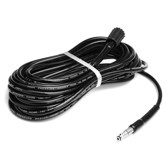 6M High Pressure Washer Hose Black 130Bar Washing Machine Car Wash For VAX