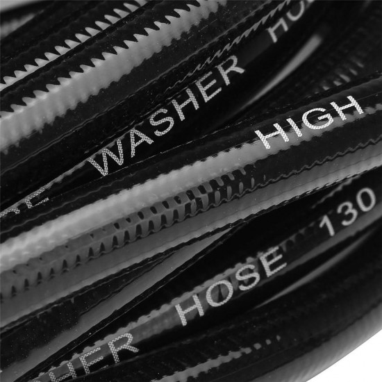 6M High Pressure Washer Hose Black 130Bar Washing Machine Car Wash For VAX