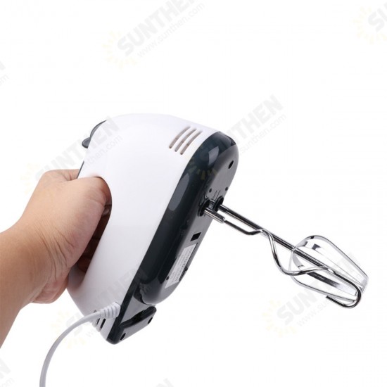 7 Speed Foamer Handheld Automatic Electric Food Mixer Batter Beater Egg Blender Whisk