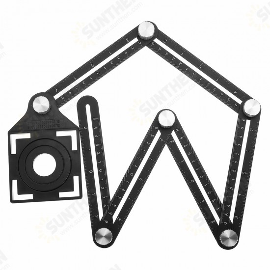 Aluminum Alloy Universal Six-Sided Angle Measuring LocatorMeasuring Ruler