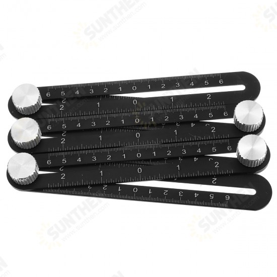 Aluminum Alloy Universal Six-Sided Angle Measuring LocatorMeasuring Ruler