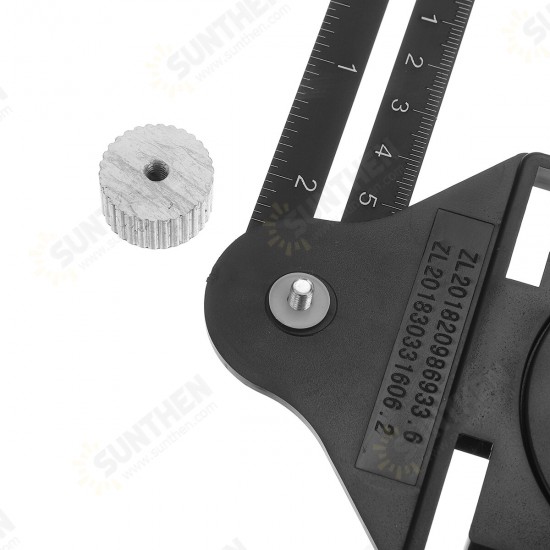 Aluminum Alloy Universal Six-Sided Angle Measuring LocatorMeasuring Ruler