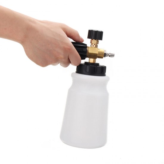 Car Washer High Pressure Foam Lance Bottle Hand Pump G1/4 Quick Connector Sprayer