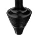 Detachable Heavy Duty Toilet Plunger Powerful Toilet Bathroom Sewer Pipe Dredger Black