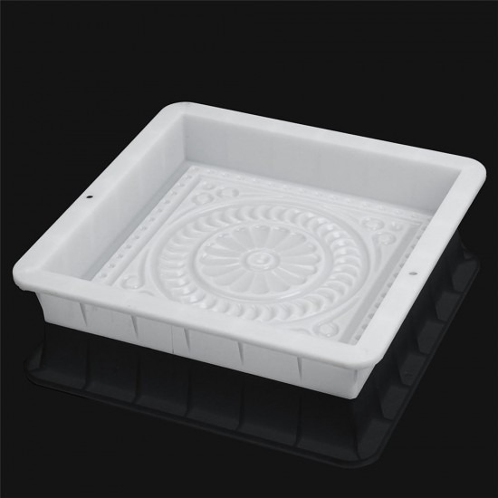 Garden Mould DIY Plastic Path Paving Maker Flower Step Mold Imitation Brick Carving Pavement Tool