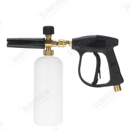 High Pressure Foam Washer Jet Car Washing Lance Cannon Soap Sprayer Adjustable