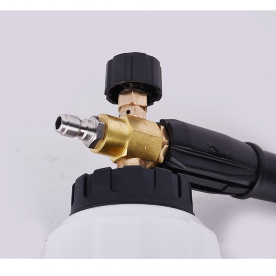 High Pressure Washer Foam Lance Car Washer Bottle Hand Pump G1/4 Quick Connector