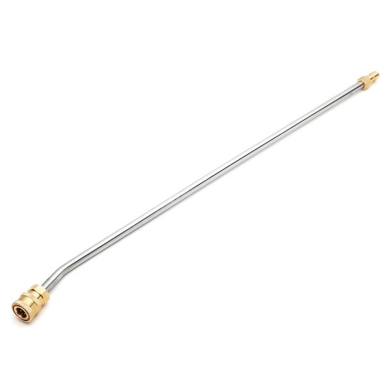 High Pressure Washer Gutter Cleaner 30 Degree Curve Rod For Lance/Wand 1/4 Inch Quick Connect