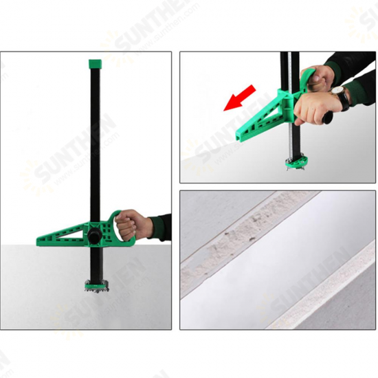 Manual Gypsum Board Cutter Hand Push Drywall Artifact Tool 20-600mm Drywall Cutting Tool