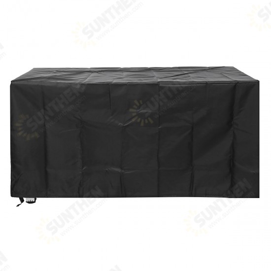 Outdoor Patio Furniture Cover Rectangular Garden Rattan Table Cover Waterproof Cover