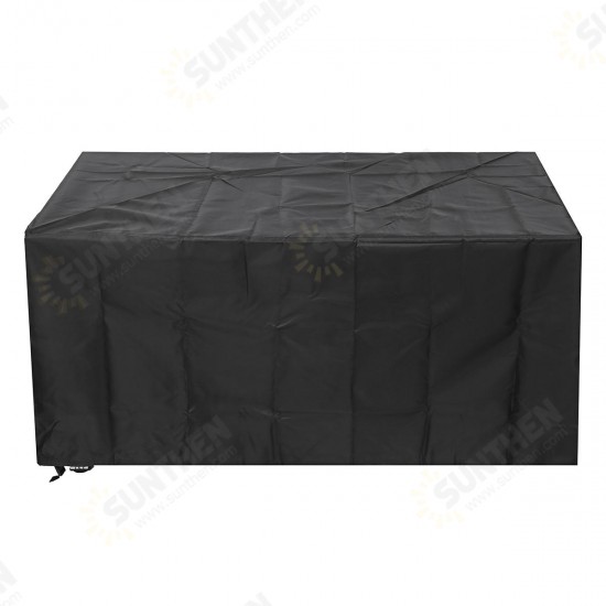 Outdoor Patio Furniture Cover Rectangular Garden Rattan Table Cover Waterproof Cover