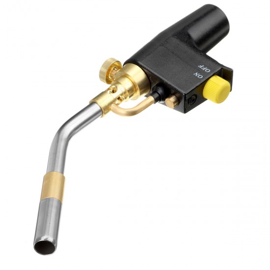 TS8000 Style High Temperature Brass Mapp Gas Torch Propane Welding Plumbing with Replaceable Brass Tip