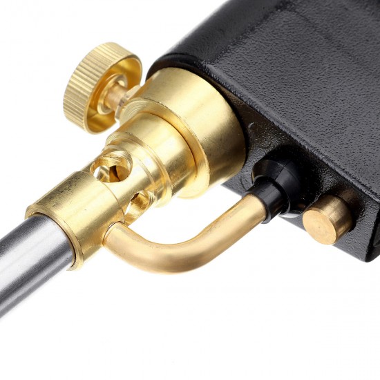 TS8000 Style High Temperature Brass Mapp Gas Torch Propane Welding Plumbing with Replaceable Brass Tip