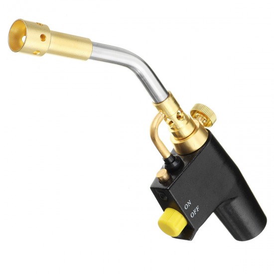 TS8000 Type High Temperature Brass Mapp Gas Torch Propane Welding Pipe With a Replaceable Brass Welding Torch Head