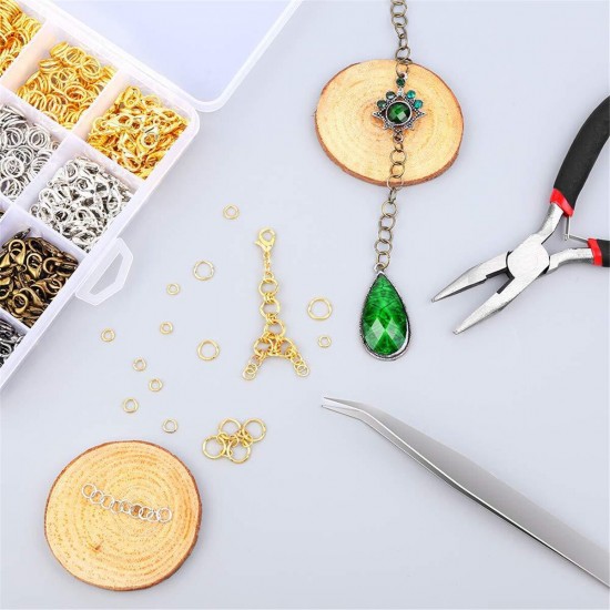 22Pcs Jewelry Making Tools Repair Kit Jewelry Pliers Beading Wire Set DIY Craft