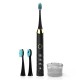 S1 Sonic Smart Electric Toothbrush 3 Brush Modes Whitening USB Rechargeable IPX7 Waterproof with 3 Replaceable Brush Heads