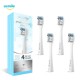 4PCS Pro Replacement Head Brush Heads Grey For Electric Toothbrush Deep Cleaning Tooth Brush