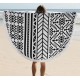 150cm Pure Cotton Bohemia Roud Tassel Knitted Beach Towel Lantern Towel Home Blanket