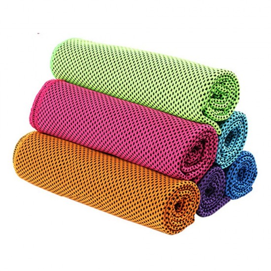 30x90cm 16℃ Microfiber Portable Quick-drying Sports Towel Travel Jogger Cloth Camping Swimming Gym Washcloth