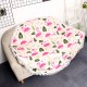 Fashion Flamingo 450G Round Beach Towel With Tassels Microfiber 150cm Picnic Blanket Beach Cover Up