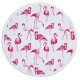 Fashion Flamingo 450G Round Beach Towel With Tassels Microfiber 150cm Picnic Blanket Beach Cover Up