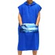 Microfiber Cloak Costume Hooded Toweling Bathrobe Beach Towel Lazy Bathrobe Cloak