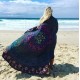 WX-16 150cm Bohemian Thin Chiffon Beach Towel Mat Mandala Round Silk Scarf Bed Sheet Tapestry