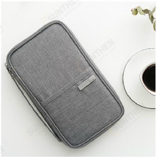 Outdoor Travel Passport Bag Card Holder Cash Wallet Men Pouch Organizer